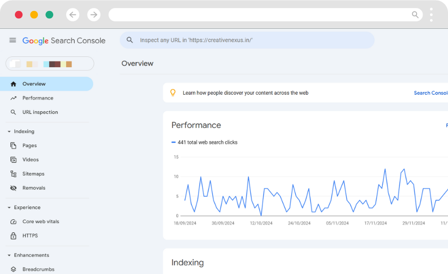 google search console