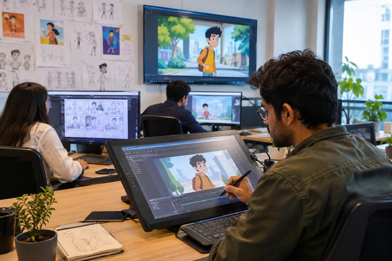 2D Animation Company In Delhi