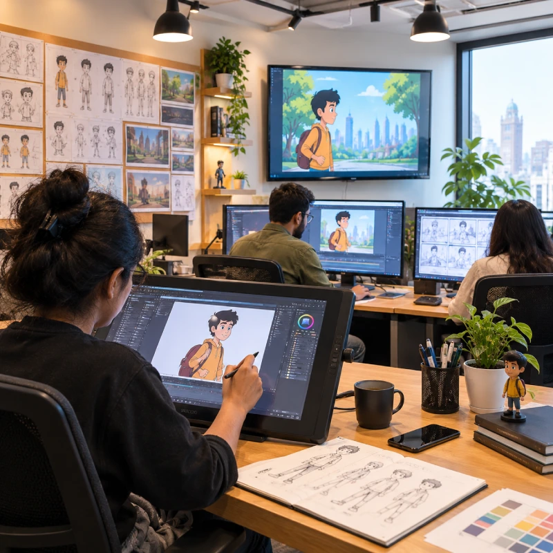 Best 2D Animation Company In Delhi