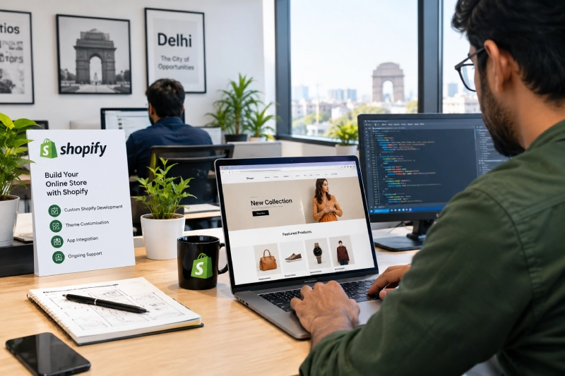 Shopify Website Development Company In Delhi